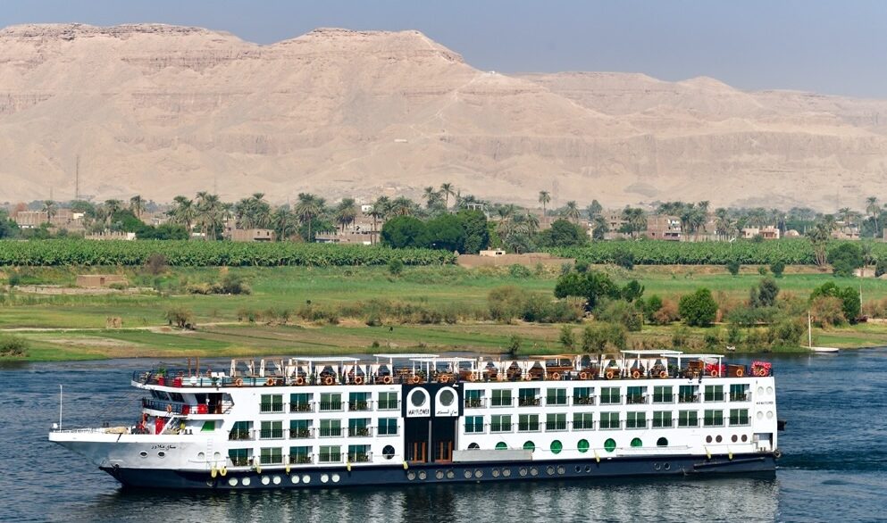 Mayflower Nile Cruise sailing on the Nile River in Egypt