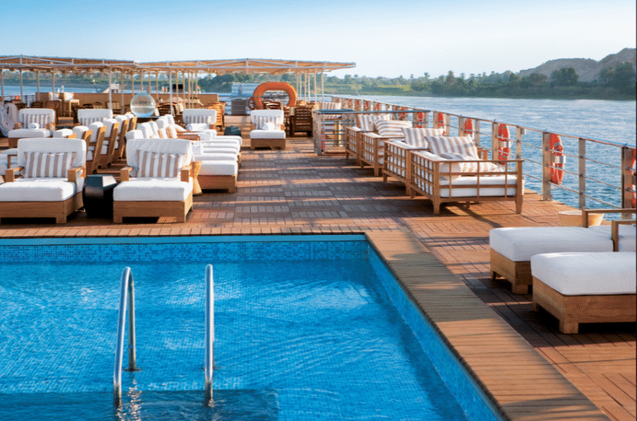 Sundeck on Luxury Cruise