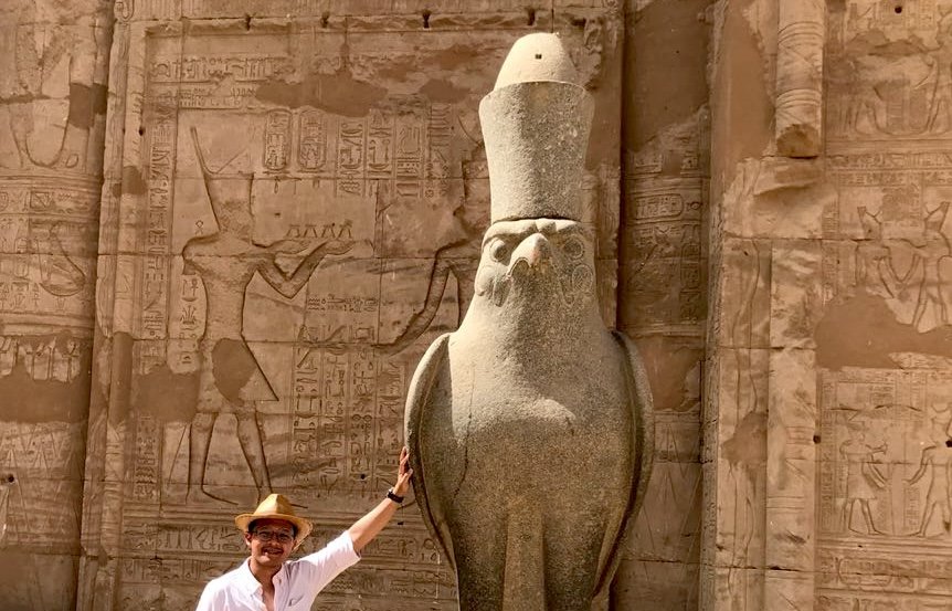Edfu temple Nile cruisen