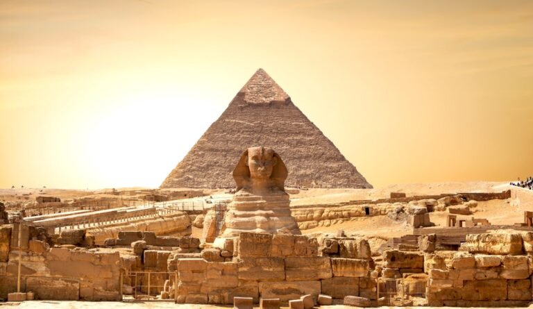 Giza Pyramids in Egypt trip