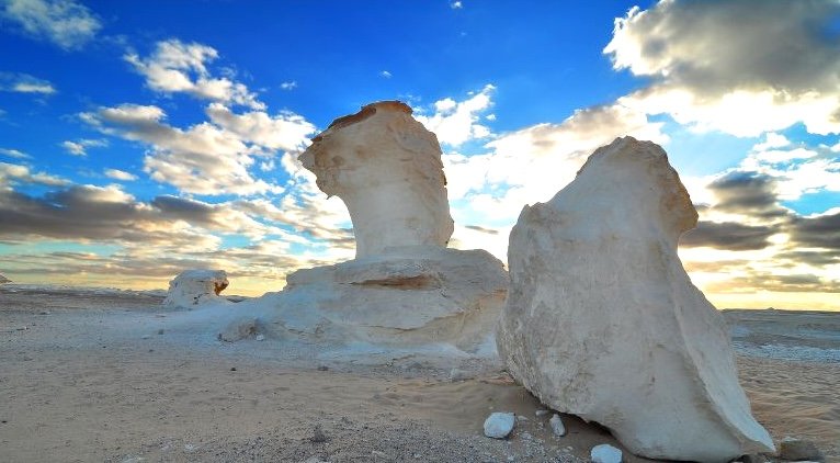 White desert trip in egypt