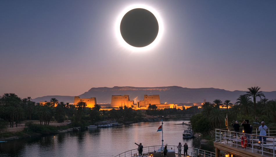 solar eclipse 2027 in Luxor - egypt