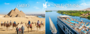 Would you choose a Nile cruise or Cairo for traveling to Egypt?