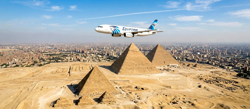 Is air traffic stable in Egypt amid regional events?