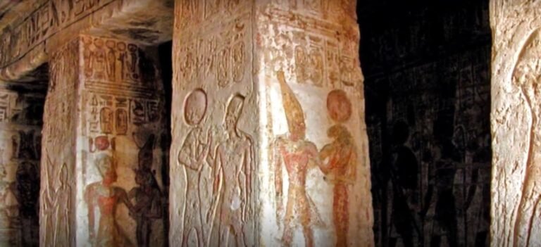 Ramesses II constructed the rock-cut Temple of Derr in Nubia, Egypt, close to Lake Nasser