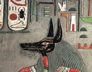 What is Anubis, the god of in Egyptian mythology?