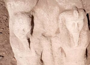 2-meter statue of King Ramses II discovered at Pharaoh’s Hill in Sharqia, Egypt, during archaeological excavation