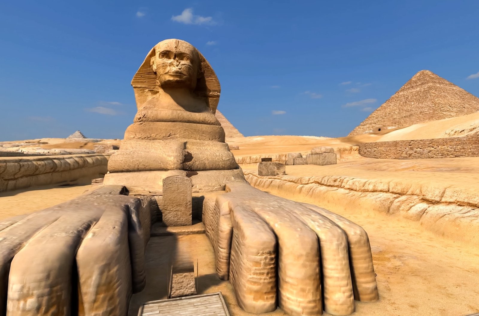 Private opening experience at the Great Sphinx of Giza with exclusive access during a luxury Egypt tour by Nile Cruisen.