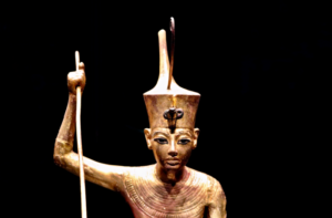 Statues of King Tutankhamun displayed in Egypt showcasing ancient Egyptian art and royal heritage