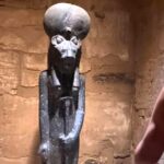 Ancient Sekhmet statues inside the Temple of Ptah at Karnak in Luxor, Egypt, visited during a cultural tour with Nile Cruisen