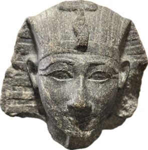 The Pharaohs head statue