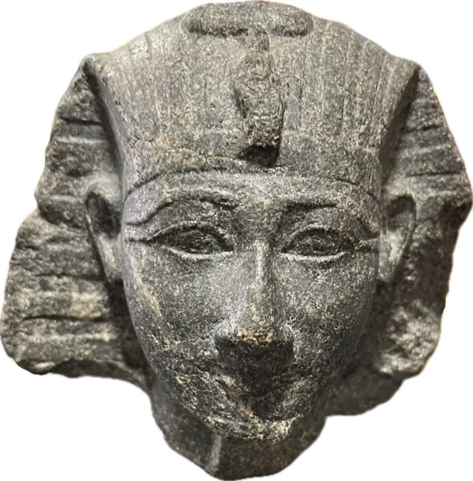 The Pharaohs head statue