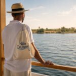 Smiling guest enjoying an unforgettable Egypt tour with Nile Cruisen.