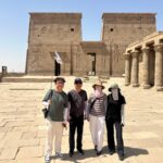 Guests enjoy with the best view of Philae temple in Aswan