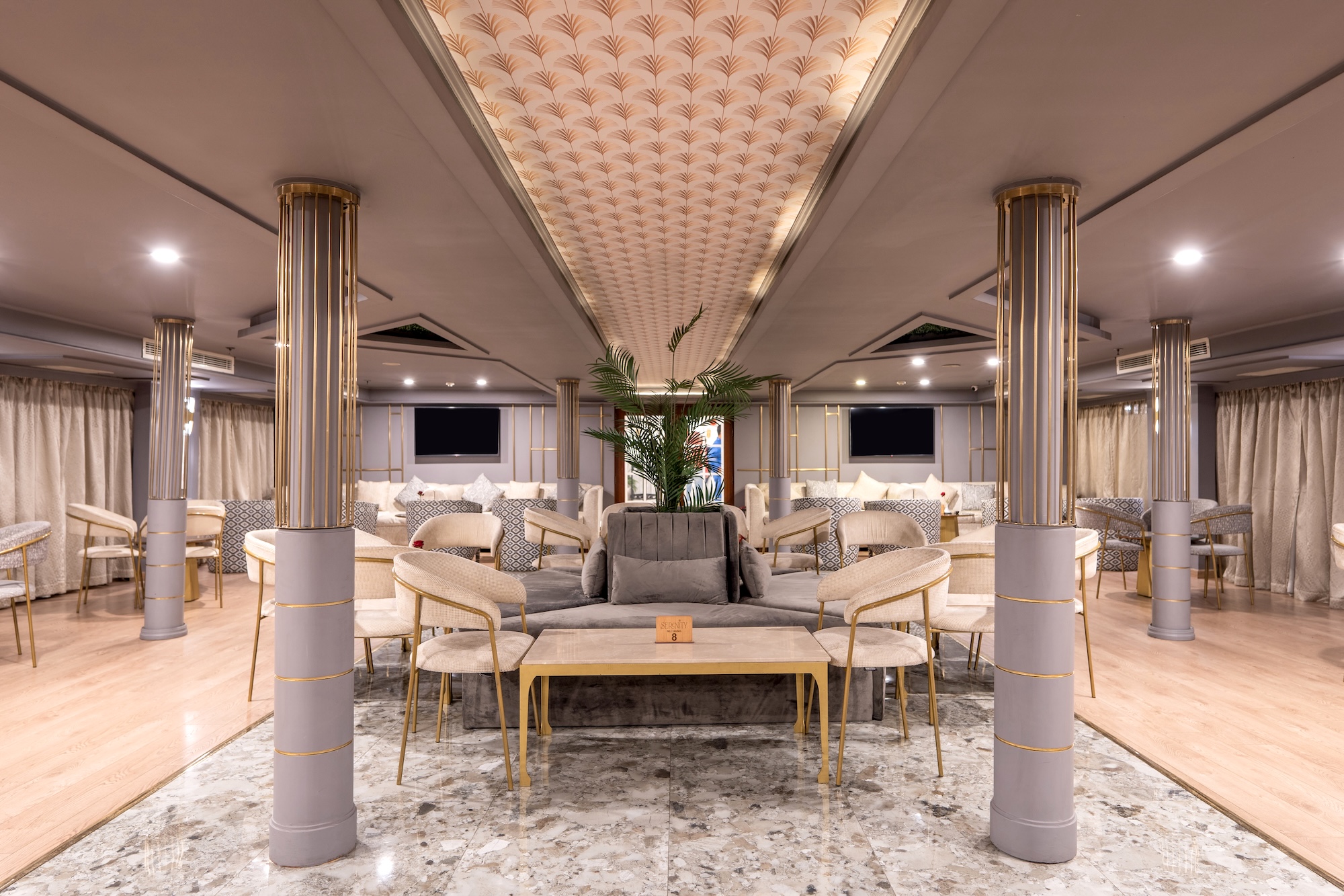 Excellence Nile Cruise restaurant offering elegant dining aboard a luxury Nile cruise in Egypt