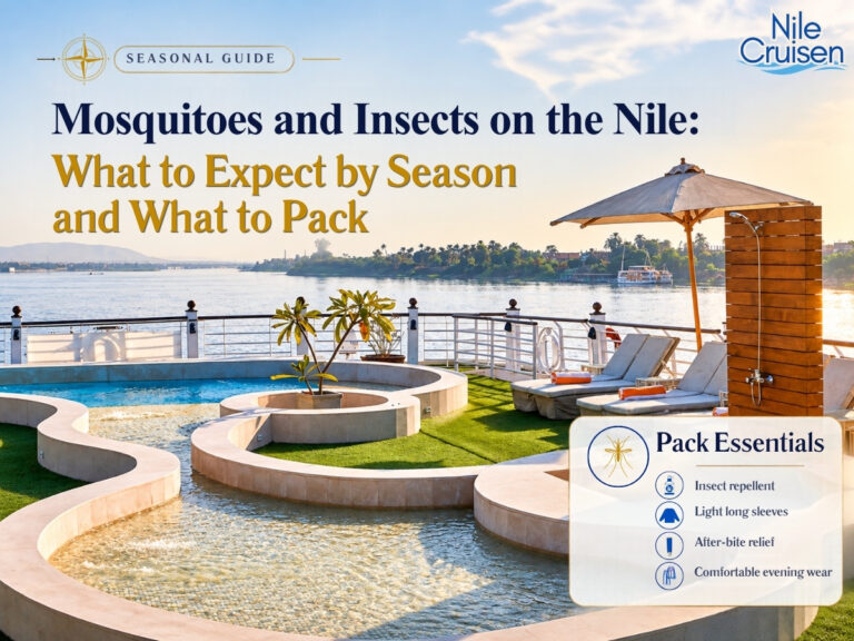 Mosquitoes and Insects on the Nile: What to Expect by Season and What to Pack